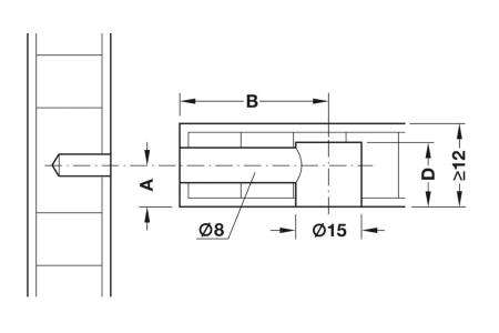 Cama demontabili Hafele Minifix 15 mm [2]