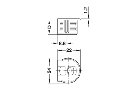 Cama demontabili Rafix 20, plastic, alb [1]