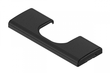 Capac acoperire oala balama CLIP, negru onix