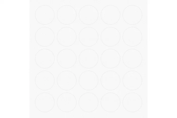 Други аксесоари за мебели - Capac autoadeziv mascare surub ø14 mm, Alb Artic, folie 25 buc