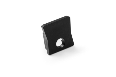 Profil banda LED - Capac cu orificiu profil MINI High aplicat, negru (10 buc)