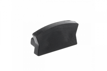 Capac lateral profil aplicat banda led GLAX MINI Low, negru mat - 10 buc.