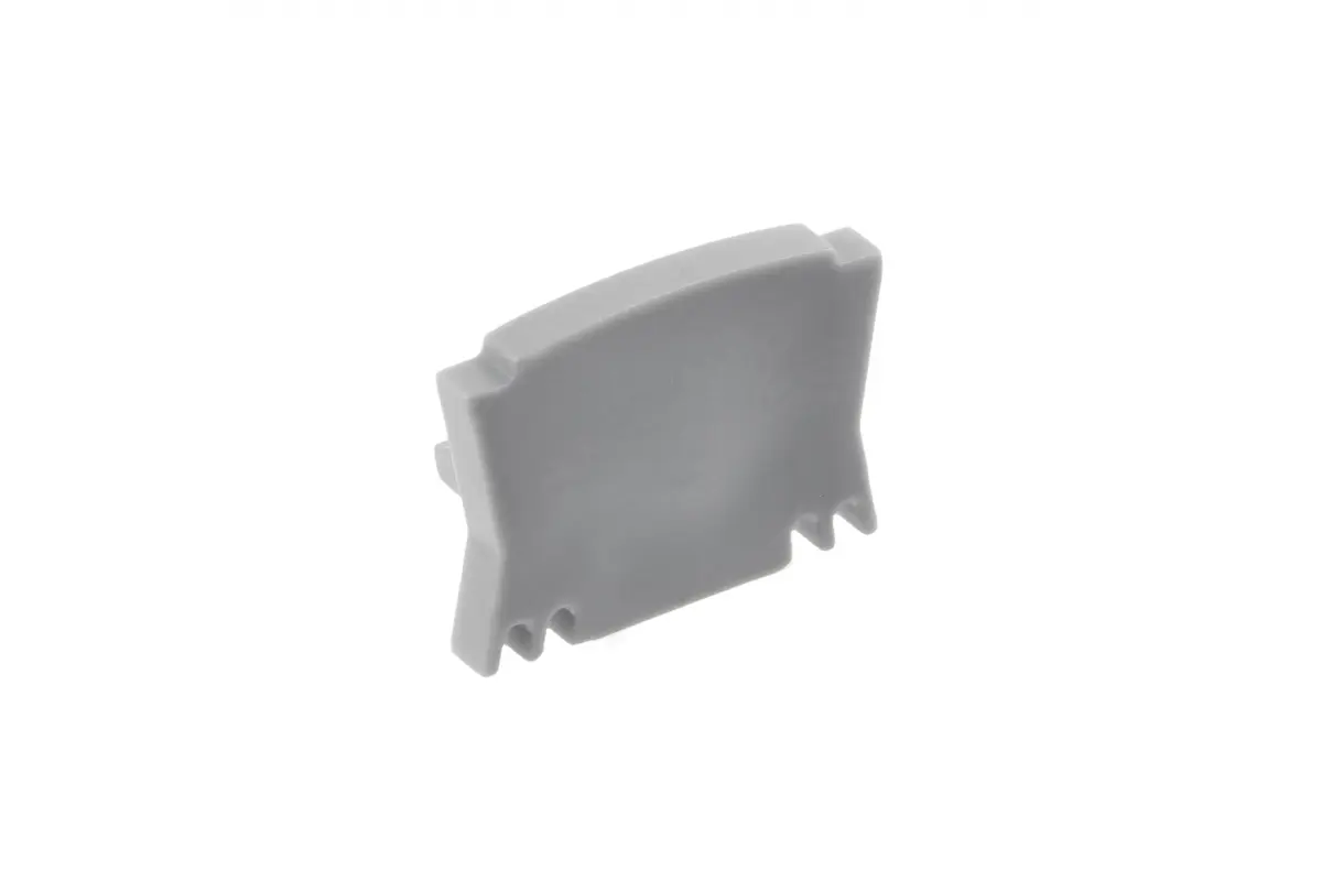 Profil banda LED - Capac lateral profil RADIATOR, set 10 buc, gri