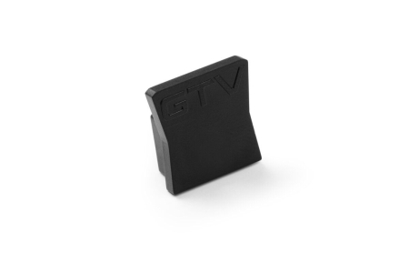 Profil banda LED - Capac profil MINI High aplicat, negru (10 buc)