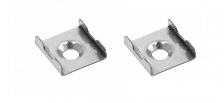 Clema montaj profil aluminiu aplicat banda led GLAX MICRO - 2 buc