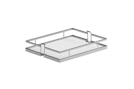 Coloana culisanta 300 mm Design Premium, 6 cosuri, amortizare, extragere totala, 80 kg, H 1959 – 2359 mm, alb-crom [1]