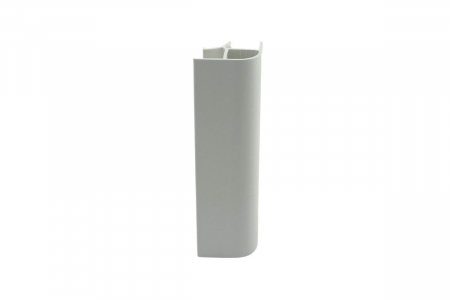 ОБКОВ за МЕБЕЛИ - Coltar fix 90° plinta H150 mm, alb mat