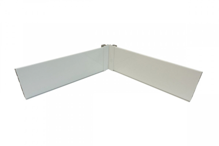 Coltar flexibil plinta H150 mm, alb mat [1]