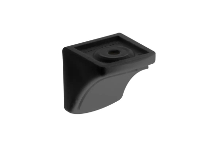 Polckonzolok - Coltar simplu plastic NARS, negru - 100 buc