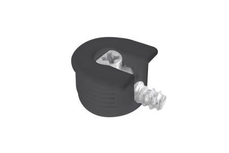 Alte accesorii mobila - Conector excentric 20 mm + surub 6x11 mm, negru