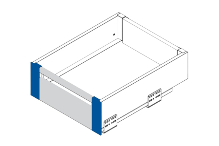 Conector front sertar interior AxisPro H120 mm, alb [1]