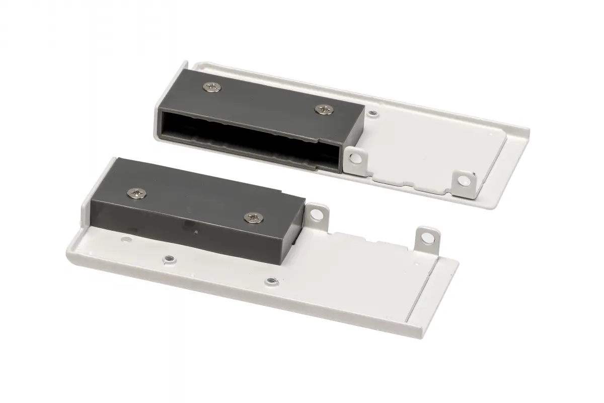 ОБКОВ за МЕБЕЛИ - Conector front sertar interior AxisPro H120 mm, alb