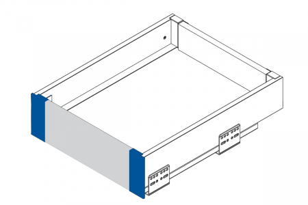Conector front sertar interior AxisPro H120 mm, alb [1]