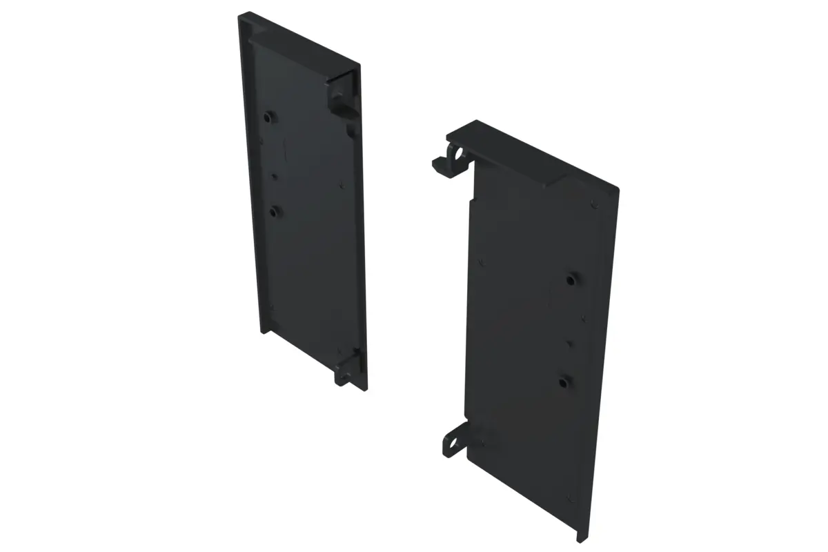 Glisiere sertare mobila - Conector front sertar interior AxisPro H86 mm, negru