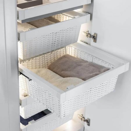 Cos dressing ELITE ratan, soft close, alb [2]