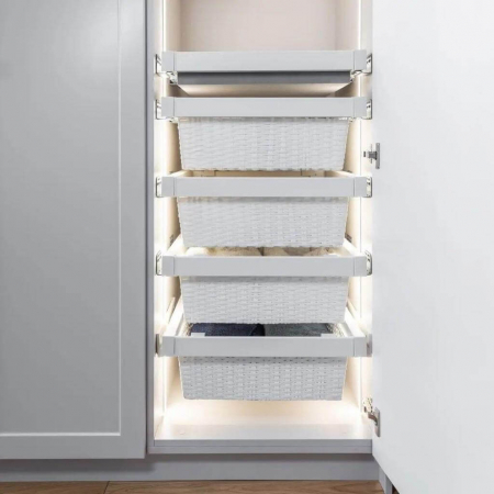 Cos dressing ELITE ratan, soft close, alb [1]