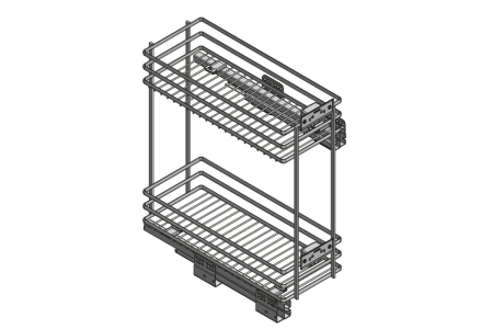 Cos Jolly Movix 250 mm, soft-close, 15 kg, antracit [4]