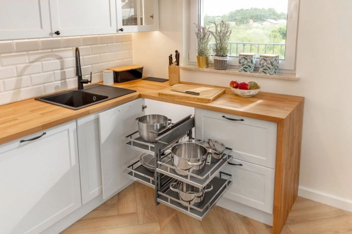 Cos jolly pentru colt MovixPro Magic Corner WMC450, crom [1]