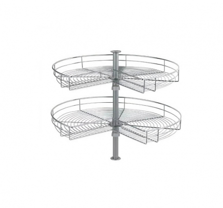 Cos rotativ pentru colt 3/4, Ø685 mm, gri [0]