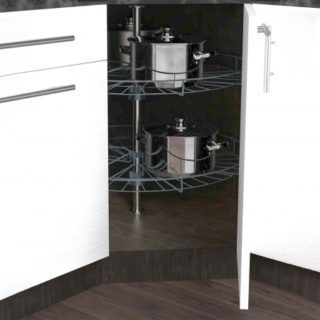 Cos rotativ pentru colt 3/4 Ø690 mm, antracit [1]