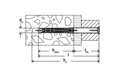 Diblu cu surub DuoXpand 10x100 mm T K NV - 4 buc [4]