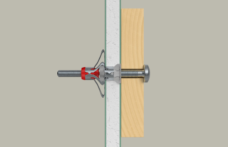 Diblu metalic cu surub DuoHM 5x55 mm S PZ K NV - 4 buc [5]