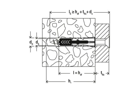 Diblu cu surub DuoPower 8x40 mm S K NV - 8 buc [5]