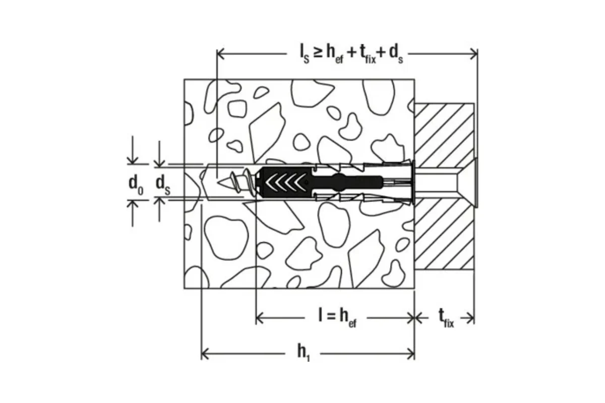 Diblu cu surub DuoPower 8x65 mm S K NV - 4 buc [4]