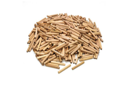 ОБКОВ за МЕБЕЛИ - Dibluri (cepuri) lemn 8x30 mm, 1 kg (aprox 1040 buc)