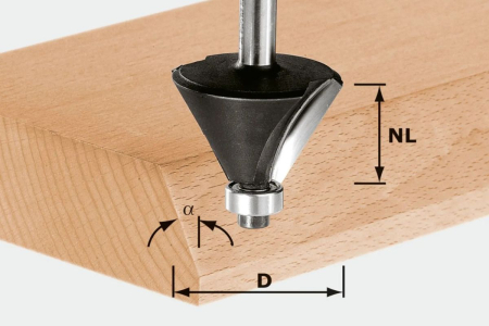 Фрези/коркови свредла - Freza de sanfrenat HW S8 D38,5/23/30°
