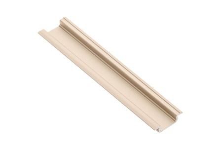 Profil banda LED - Profil LED incastrat GLAX, 3 m, auriu