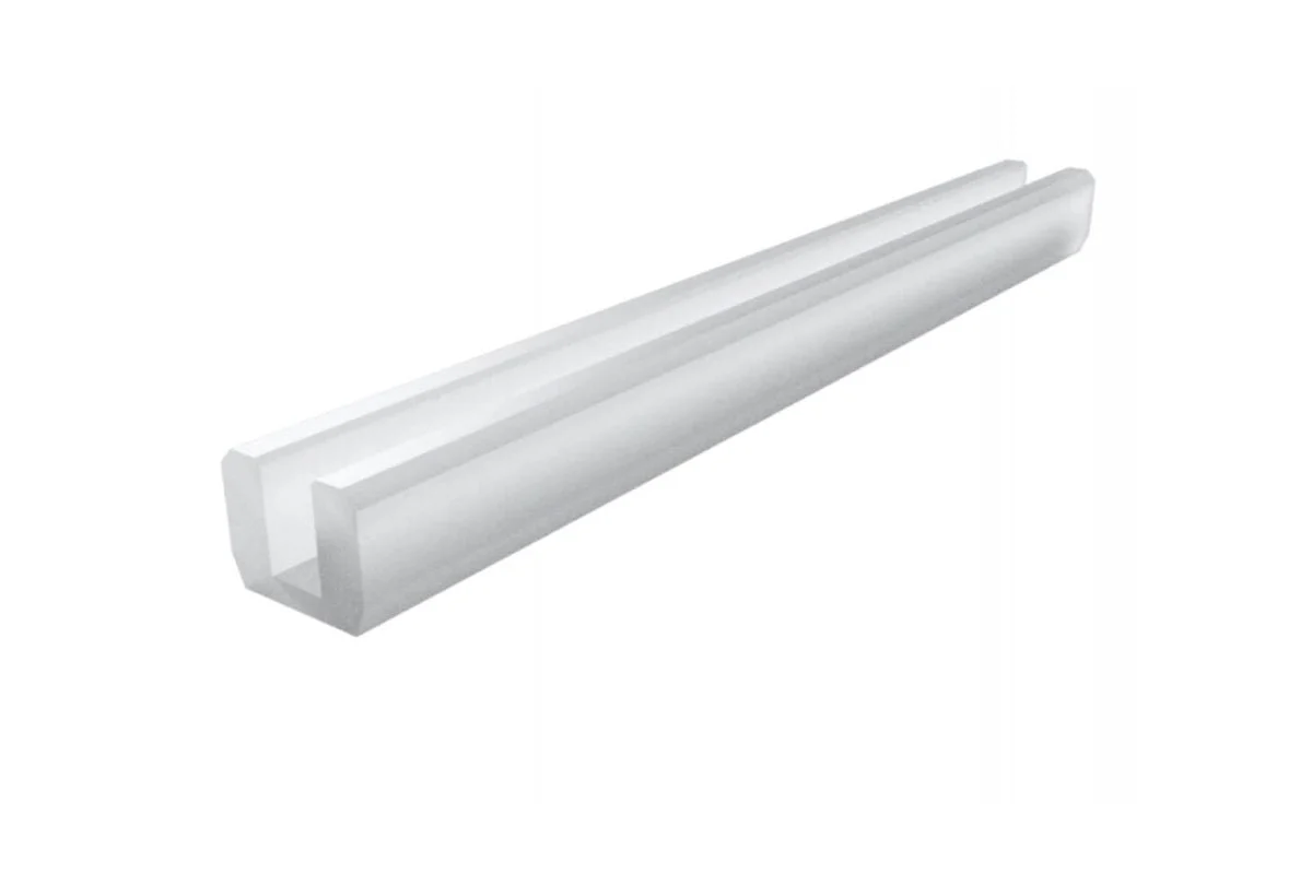 Garnitura profil (rama) aluminiu S01/ S02 NEW, sticla 4 mm, gri - 1 m