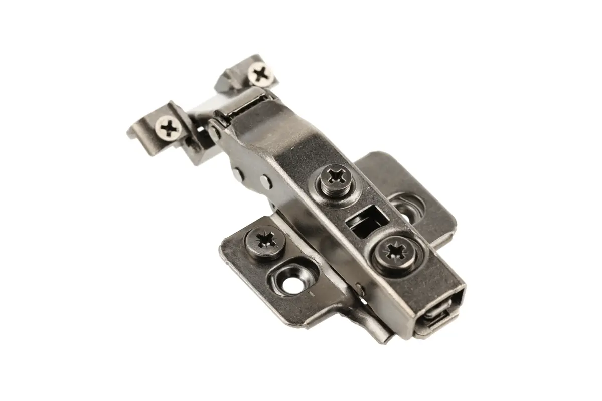 FERONERIE MOBILA - Balama aplicata SILENTO PRO pentru rama (profil), soft-close, placuta H=0, reglaj 3D, neagra