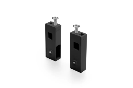 Accesorii dressing - Suport lateral bara haine DUO, suspendat, set 2 buc, negru mat