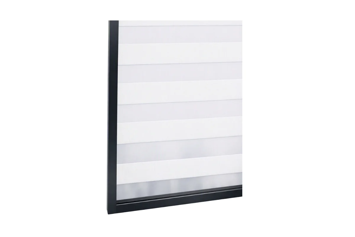 Rama S01, max. 2500x1000 mm, sticla 4 mm, negru mat [1]