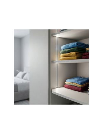 Profil LED incastrat VELA, 12V, banda LED FREE CUT inclusa, 12W/m, 4000K, 3 m, grafit [5]
