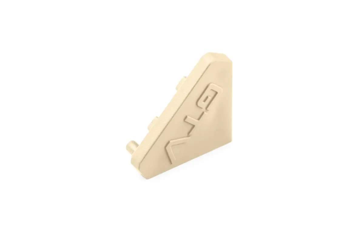 Profil banda LED - Capac lateral profil LED GLAX de colt, auriu (10 buc.)