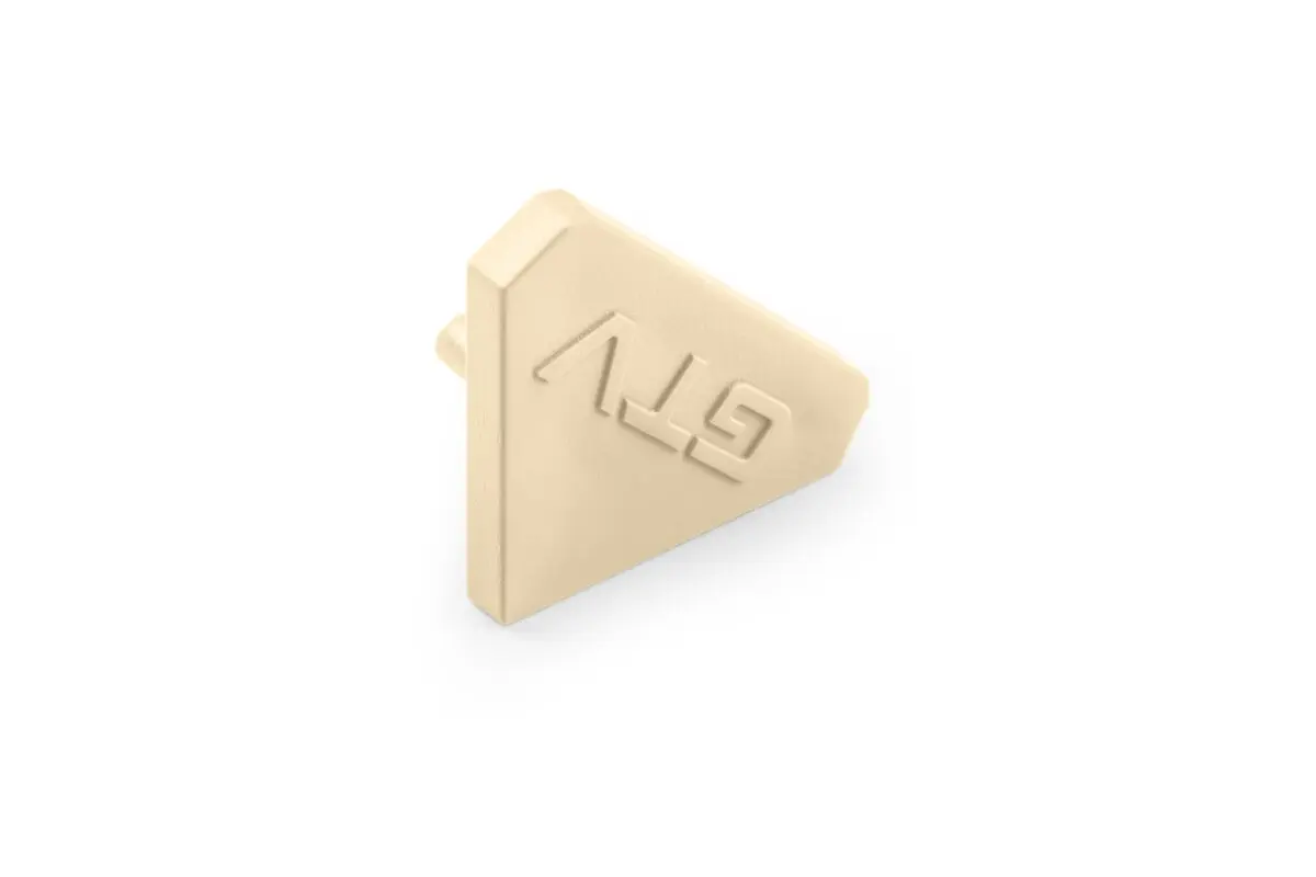 Capac lateral profil LED GLAX de colt, auriu (10 buc.) [1]