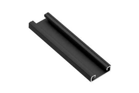 Profil banda LED - Profil banda LED aplicat GLAX 3 m, negru mat