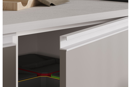 Maner profil FIRM C 3.5 m, alb [2]