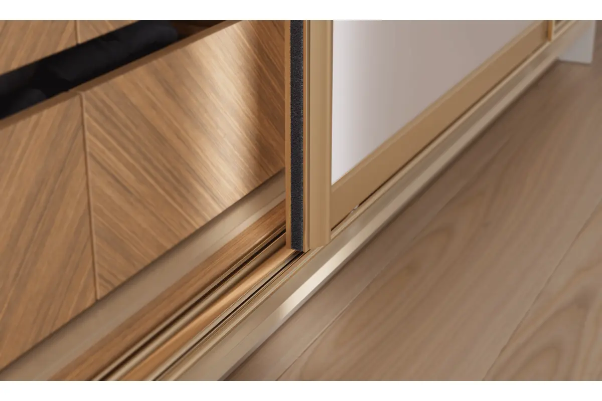 Profil maner NOVO S 2.7 m, pal 16/18 mm, sticla 4 mm, auriu [1]