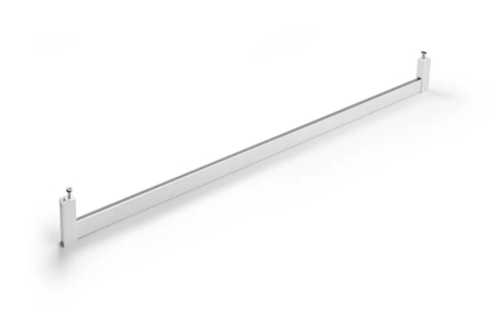 FERONERIE MOBILA - Bara haine DUO, canal LED, suporti laterali inclusi, L=3 m, alb mat