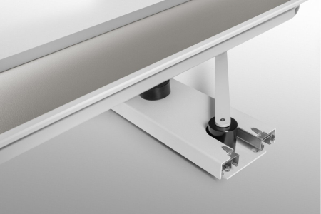 Suport pantofi rotativ ELITE, 10 rafturi, H1610-1760 mm, soft-close, alb [9]