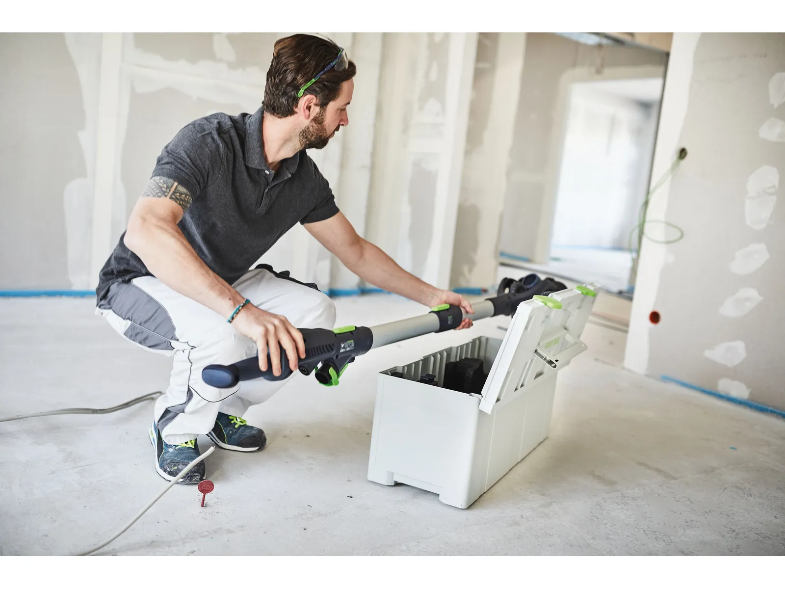 Set de slefuitor telescopic si aspirator LHS 2 225 EQI/CTM 36-Set PLANEX [5]