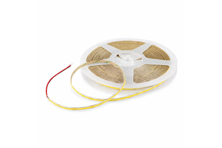 Benzi LED - Banda LED COB SHINE 12V, 8W/m, 8 mm, 3200K, lumina calda, 30 m