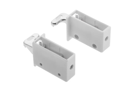 Alte accesorii mobila - Set agatatori R1 pentru corpuri suspendate (stanga-dreapta), alb