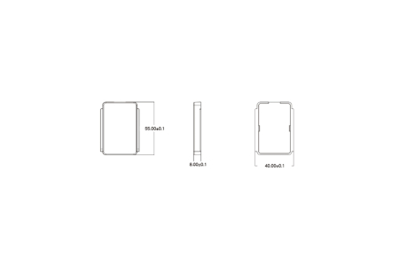 Intrerupator ascuns sub blat W10 II, cu senzor, dimabil, 12V/24V, max 50W, cablu 1 m [3]