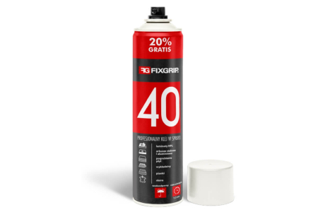 Solutii de curatat & adezivi - Adeziv de contact spray FIXGRIP 40, 600 ml