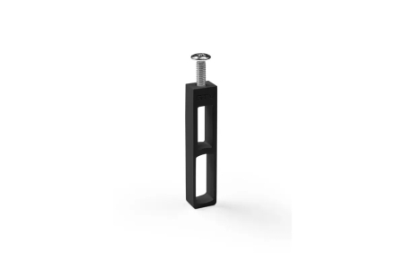FERONERIE MOBILA - Suport intermediar bara haine DUO, negru mat