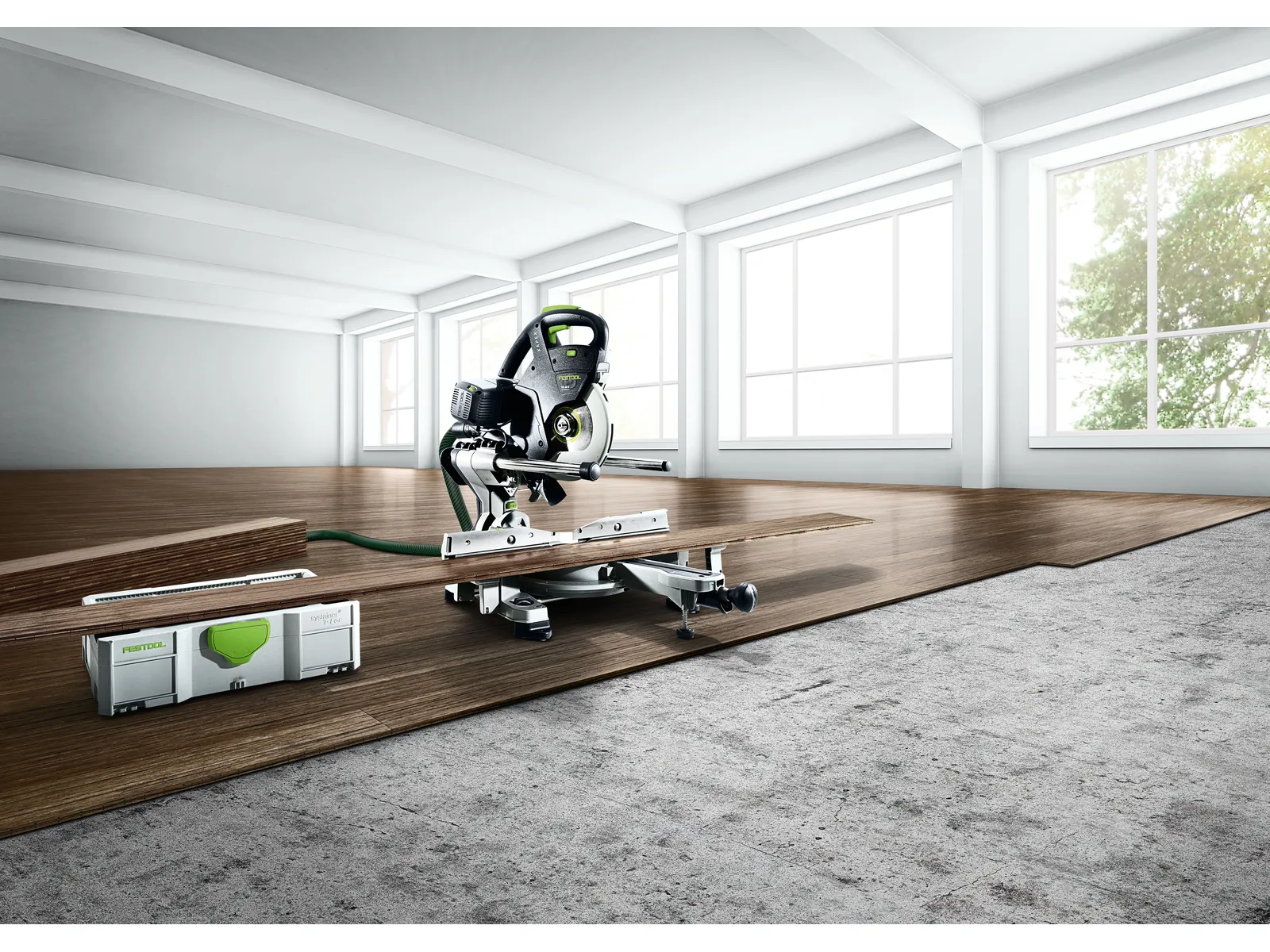 Fierastrau circular stationar cu sanie de glisare KS 60 E-Set KAPEX [7]